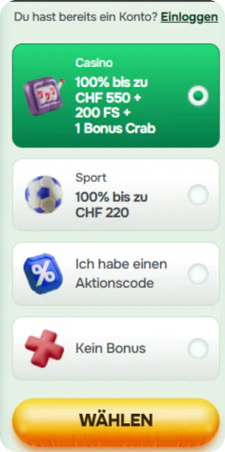 Bonus di benvenuto Casinolo Casino