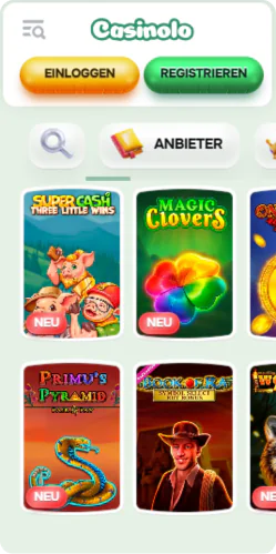 Сasinolo Abschnitt „Casino“