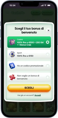 Bonus di benvenuto