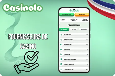 Fournisseurs de machines à sous du casino